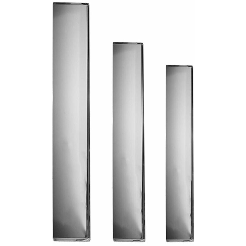 foto del prodotto vassoio da banco per pasticceria bordo chiuso in acciaio inox teglia gastronomia rosticceria contenitore espositore rettangolare misura 35x10 cm
