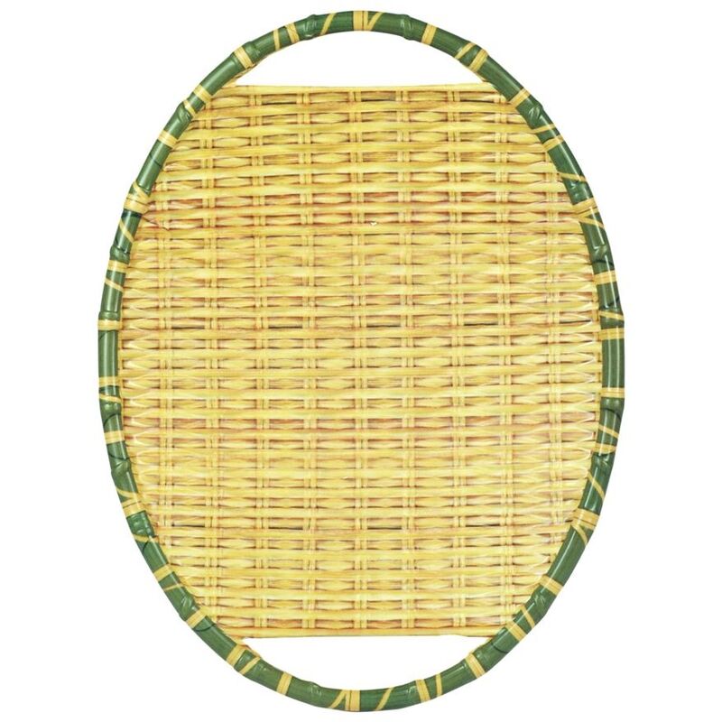 foto del prodotto vassoio da cucina scatole per vassoi di melamina di bamb e vassoi gialli 19x25x4cm 19595 signes grimalt