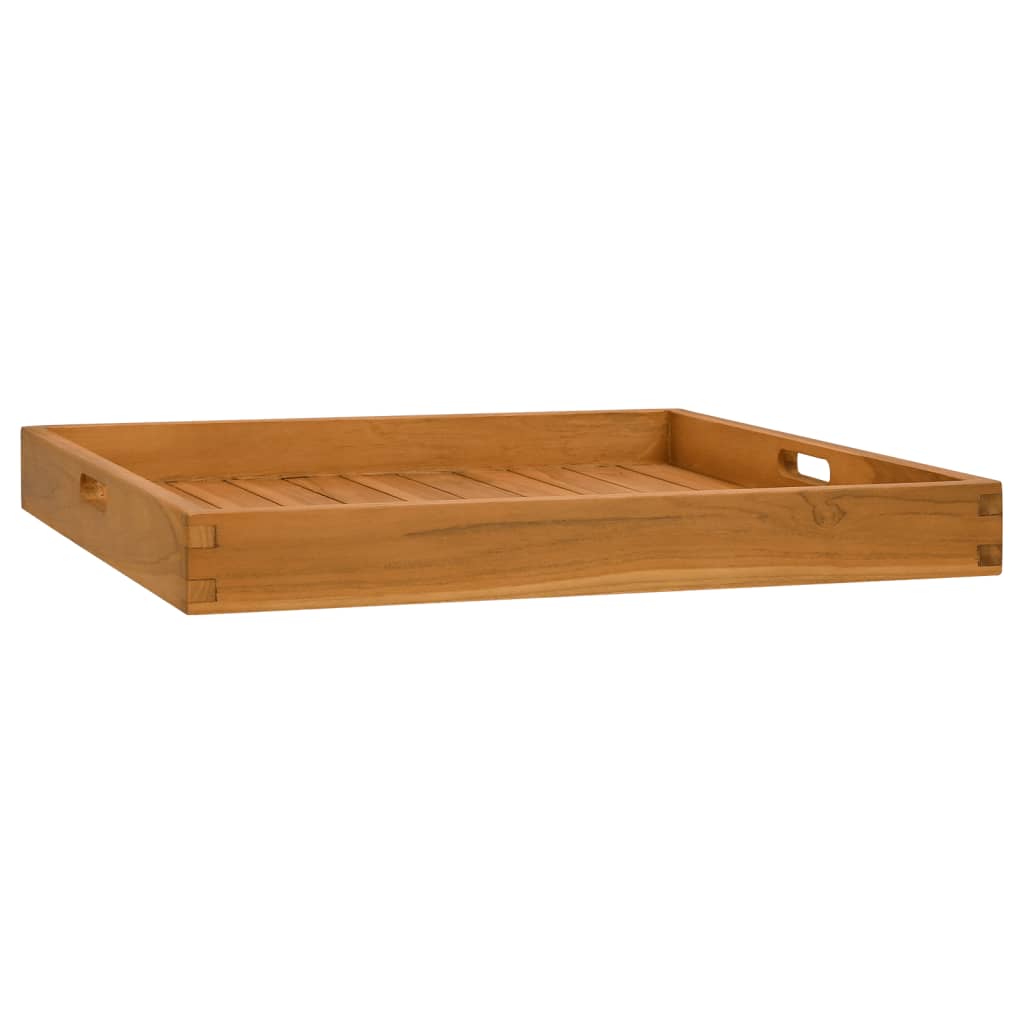 foto del prodotto vassoio da portata 60x60 cm in legno massello di teakcod mxl 129617