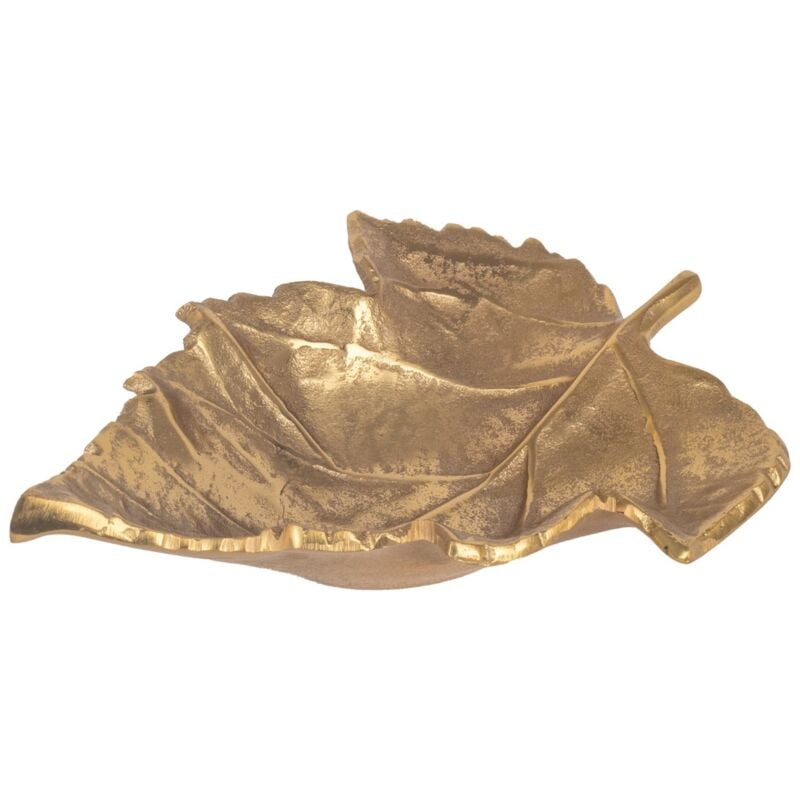 foto del prodotto vassoio decorativo in alluminio dorato elegante e funzionale per la tua casa