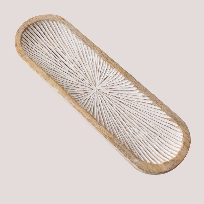 foto del prodotto vassoio decorativo in legno di mango nabordi sklum