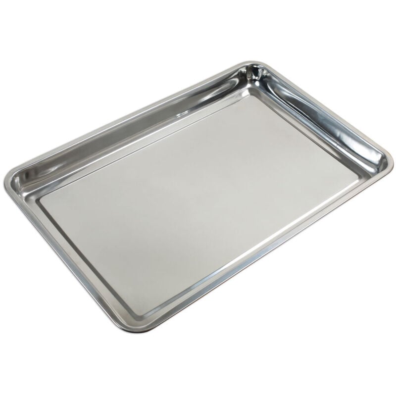 foto del prodotto vassoio di raccolta in acciaio inox 60 x 40 cm