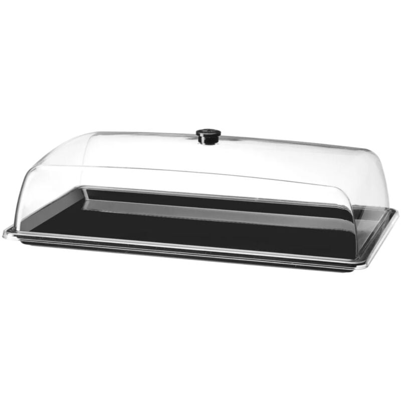 foto del prodotto vassoio espositore buffet rettangolare con coperchio gn 1 1 hendi 203590