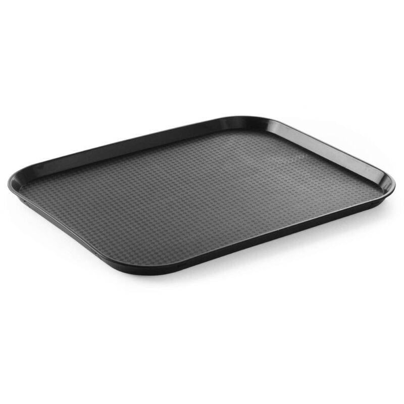 foto del prodotto vassoio fast food in polipropilene 35x45 cm nero