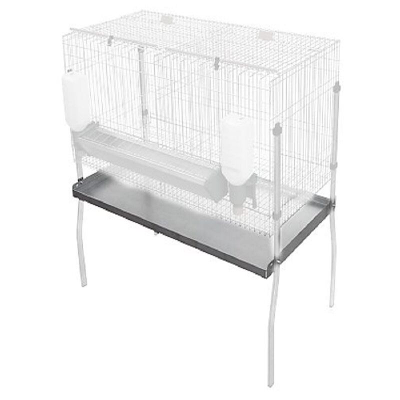 foto del prodotto vassoio gabbia maxi polli, 120 x 65 x 3 cm