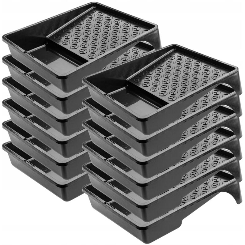 foto del prodotto vassoio grande per rullo di vernice, set x 12 pz kadax