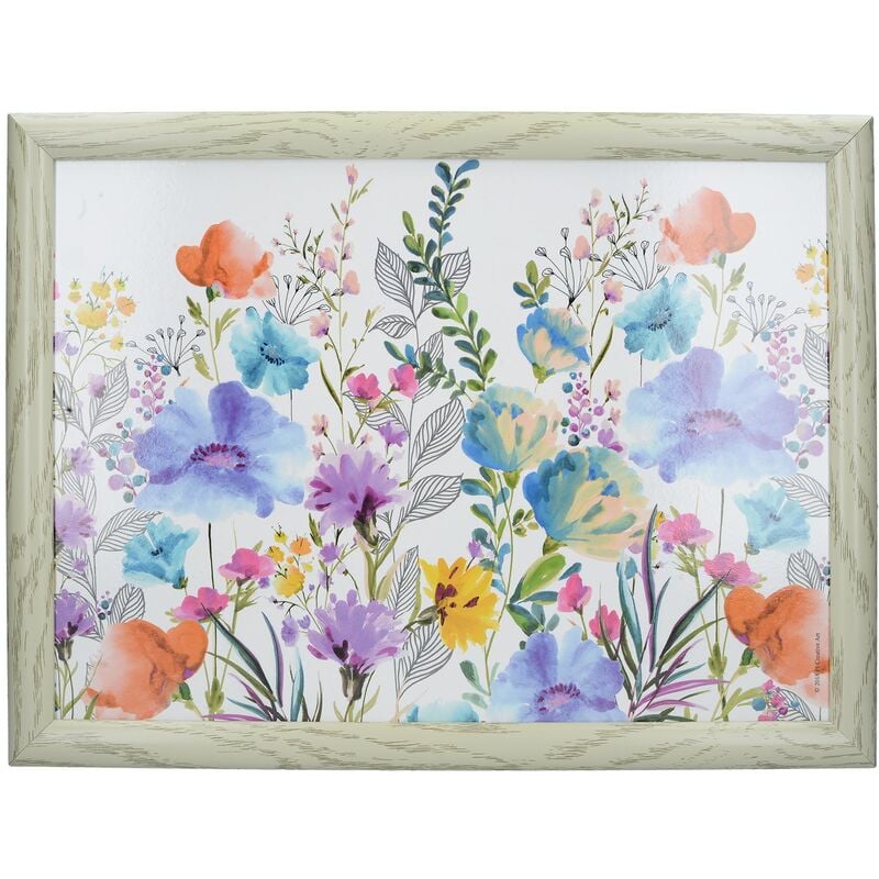 foto del prodotto vassoio imbottito, 44 x 34 cm, design di fiori creative tops