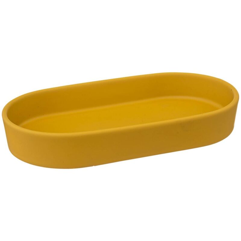 foto del prodotto vassoio in gres colorama giallo senape 5five