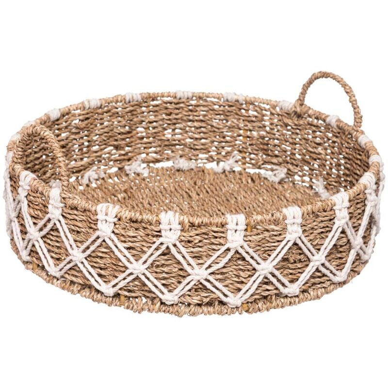 foto del prodotto vassoio in macram palm d38cm atmosphera cr ateur d int rieur