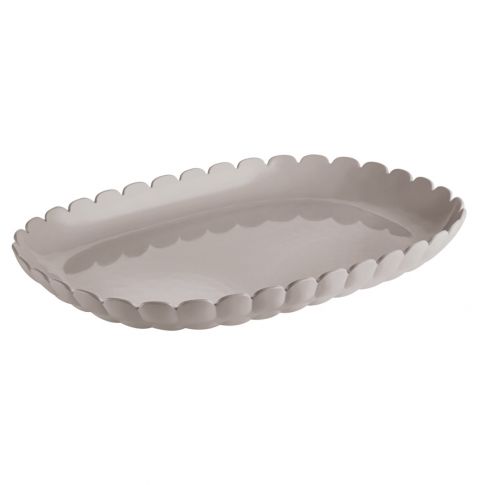 foto del prodotto vassoio m tiffany 32x22.5x3 cm tortora