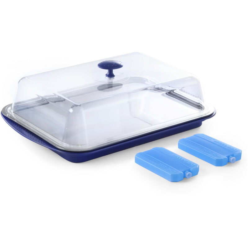 foto del prodotto vassoio per alimenti raffreddato con coperchio 43x29 cm hendi 424155