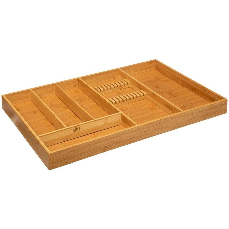 foto del prodotto vassoio portaposate tidy smart bamboo a 3 scomparti 5five
