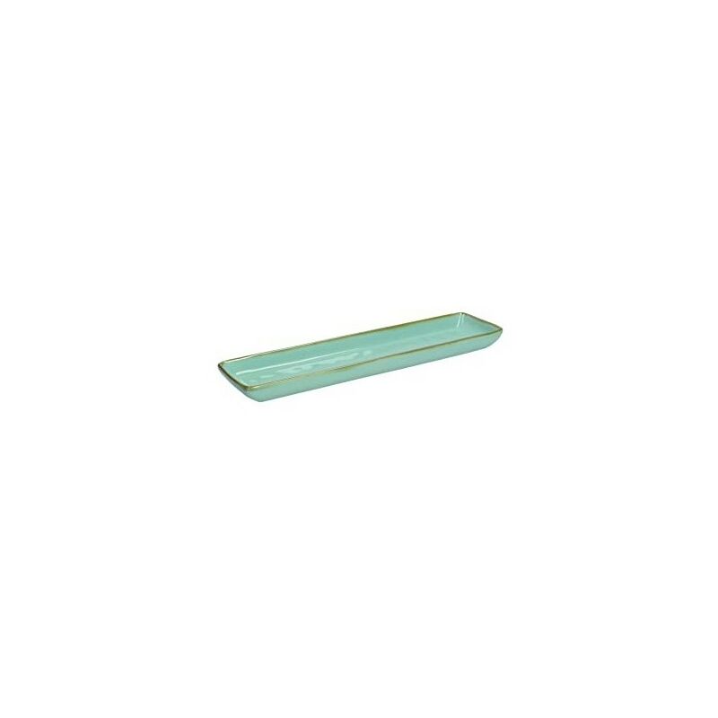 foto del prodotto vassoio rettangolare 32x8cm verde acqua linea concerto