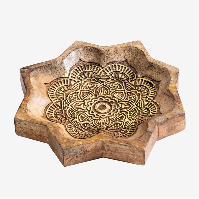 foto del prodotto vassoio tascabile in legno di mango gonda sklum