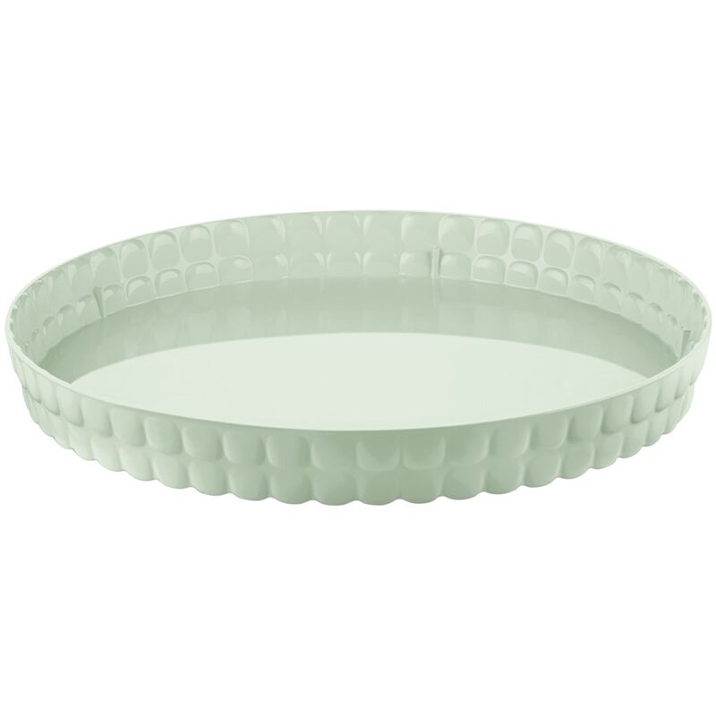 foto del prodotto vassoio tondo tiffany verde malva