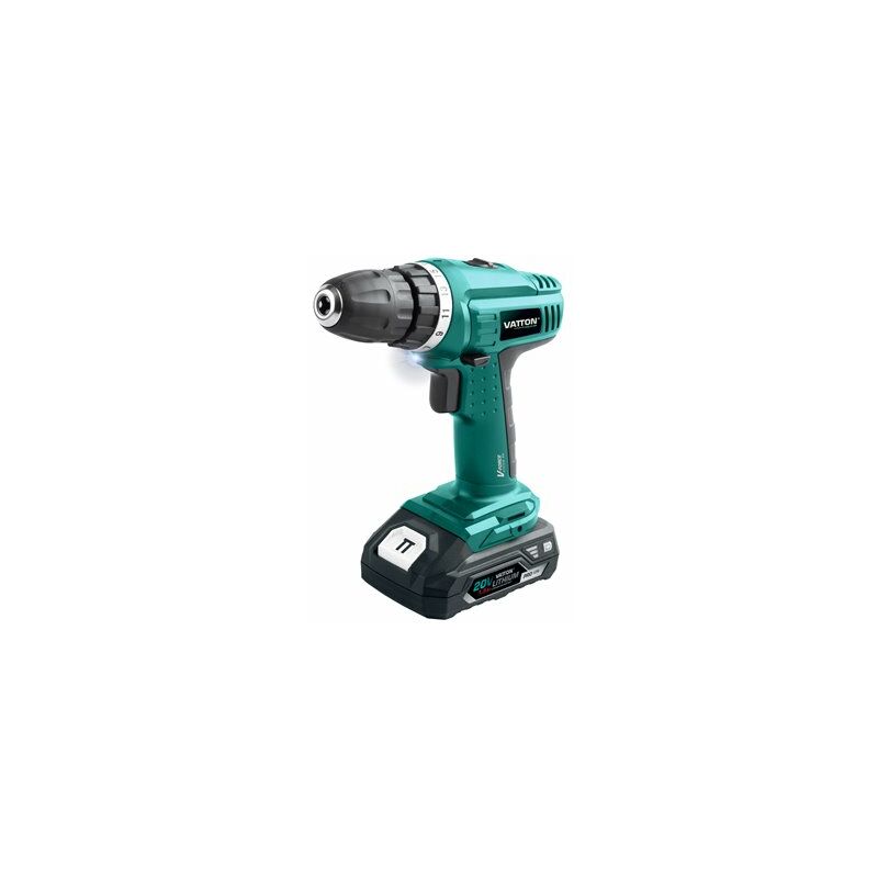 foto del prodotto vatton trapano avvitatore 20v 1 batteria 1,5ah