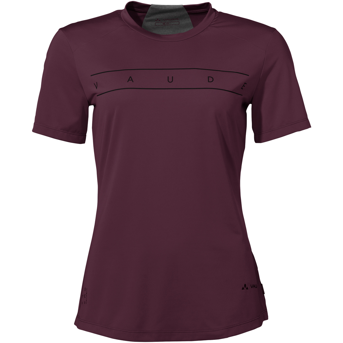 foto del prodotto vaude donna maglia a manica corta qimsa logo