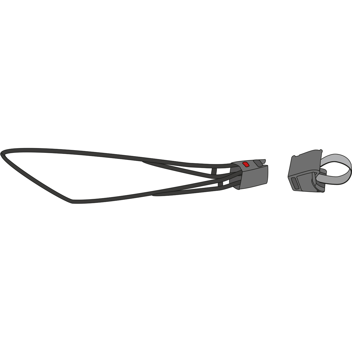 foto del prodotto vaude staffa klick-fix per borsa off road m.