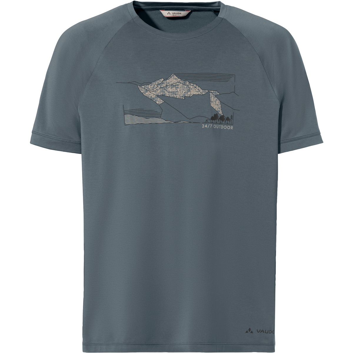 foto del prodotto vaude uomo maglia a manica corta gleann ii