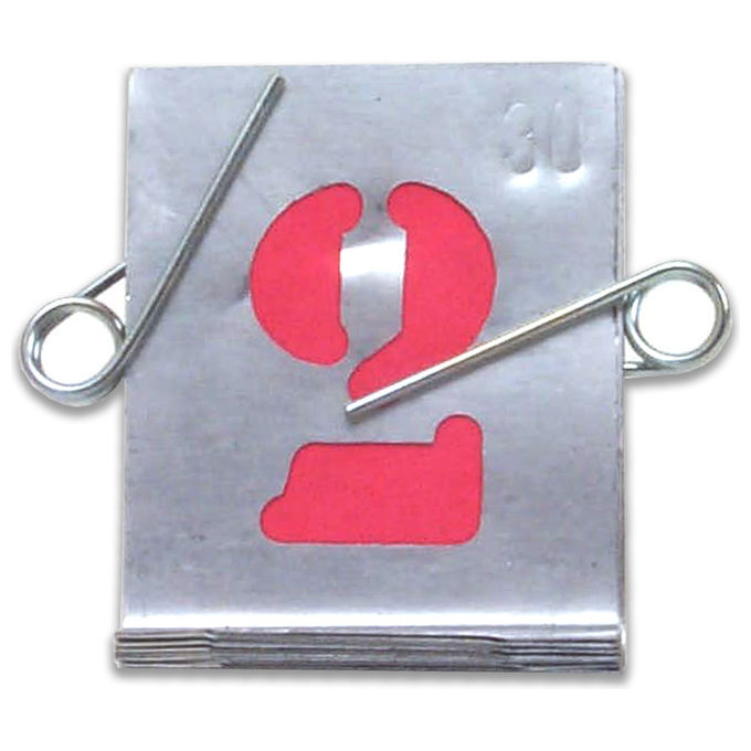 foto del prodotto vbw 6565 stampi zinco numeri 80mm