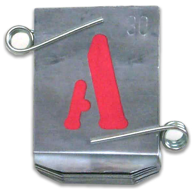 foto del prodotto vbw 6567 stampi zinco alfabeto 80mm