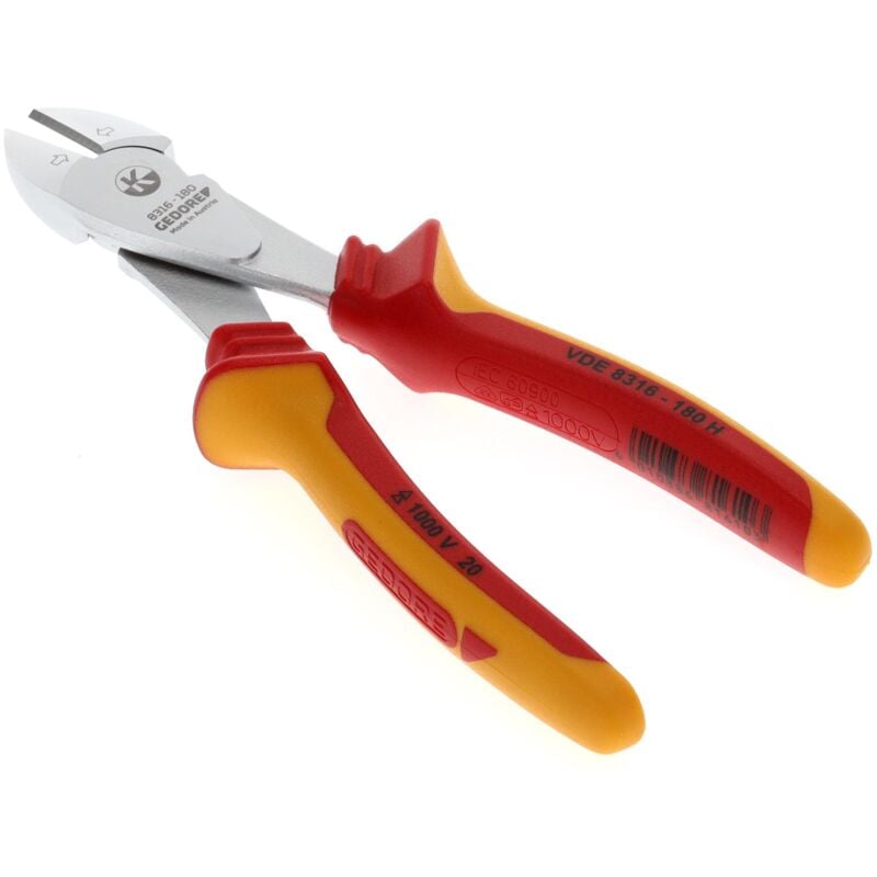 foto del prodotto vde 8316 180 h cesoia a forza vde 180 mm , isolamento del rivestimento