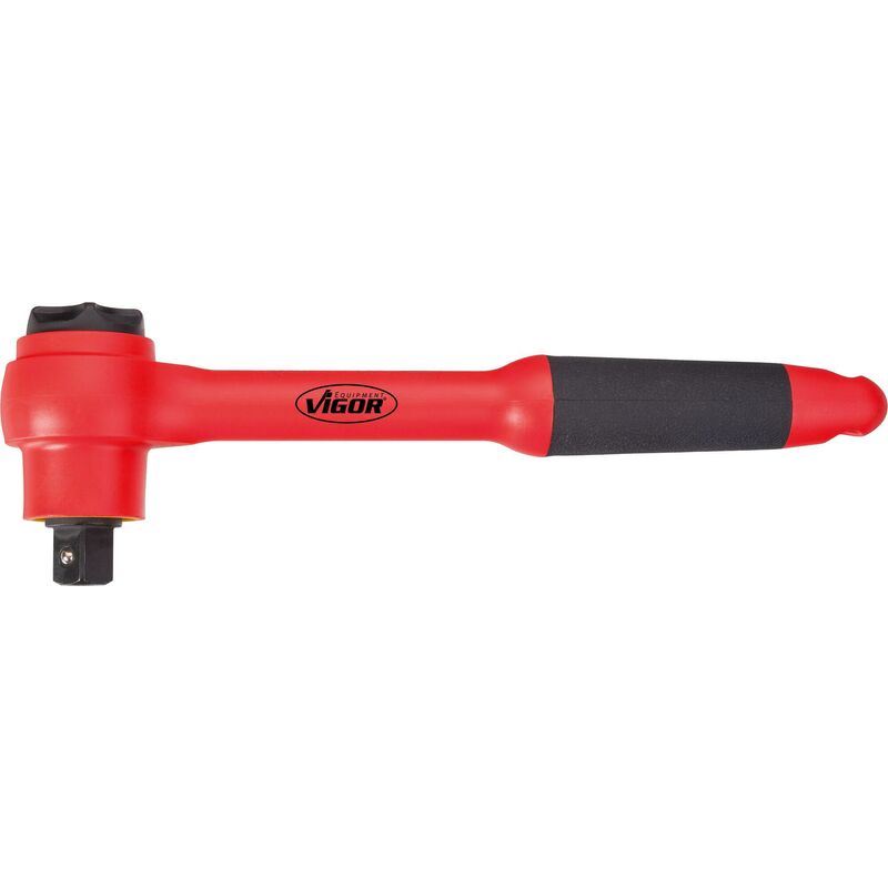foto del prodotto vde reversible ratchet v3342 attacco quadro, massiccio, 1 2 di pollice 12,5 mm 255 mm