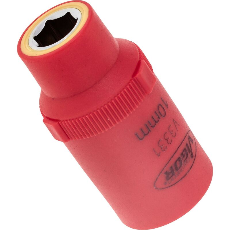 foto del prodotto vde socket v3331 attacco quadro, cavo, 1 2 di pollice 12,5 mm profilo esagonale esterno size 10 mm