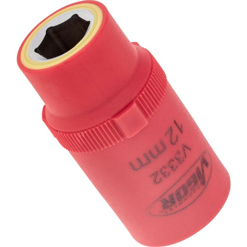 foto del prodotto vde socket v3332 attacco quadro, cavo, 1 2 di pollice 12,5 mm profilo esagonale esterno size 12 mm