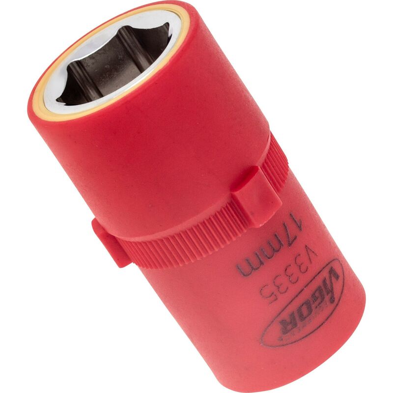 foto del prodotto vde socket v3335 attacco quadro, cavo, 1 2 di pollice 12,5 mm profilo esagonale esterno size 17 mm
