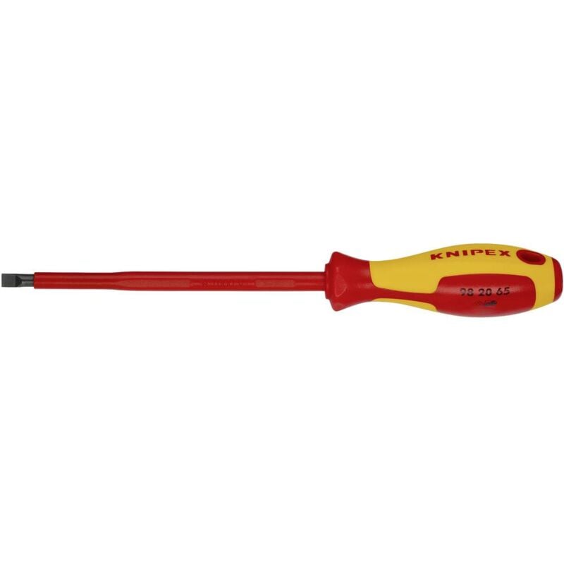 foto del prodotto vde vde cacciavite a taglio larghezza della lama 6.5 mm lunghezza della lama 150 mm din en 60900 knipex