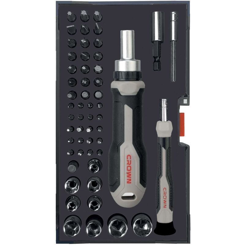 foto del prodotto vds crown assortimento 55 pz inserti e bussole cphbh axa55 6 pz