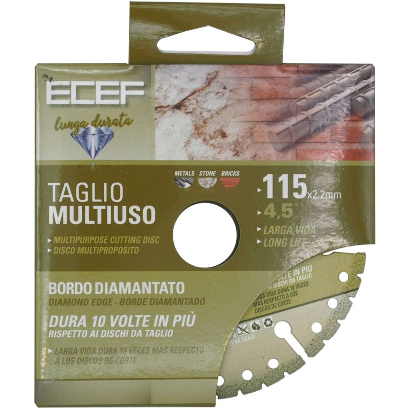 foto del prodotto vds disco diamantato multiuso d 115 mm