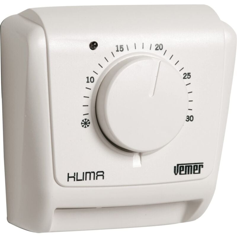 foto del prodotto ve020400 klima 3l termostato meccanico a membrana di gas per caldaia condizionatore, funzione inverno estate spia on, bianco vemer