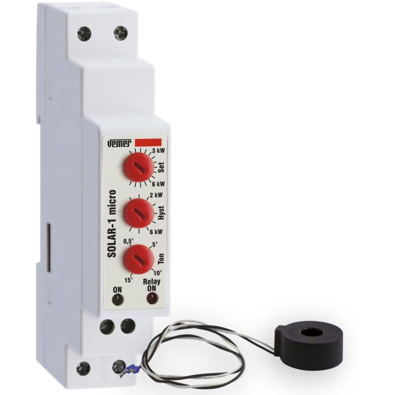 foto del prodotto ve793900 solar 1 micro centralina controllo carichi, strumento progettato per massimare il consumo diretto di energia auto prodotta da pannelli
