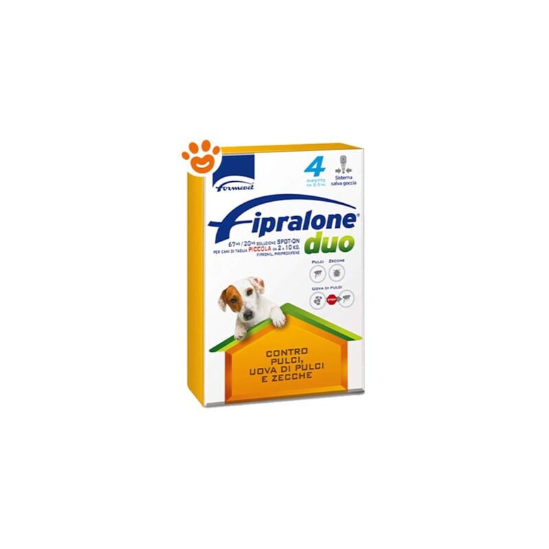 foto del prodotto vebi formevet dog fipralone duo 2 10 kg formevet dog fipralone duo 2 10 kg confezione da 4 pipette