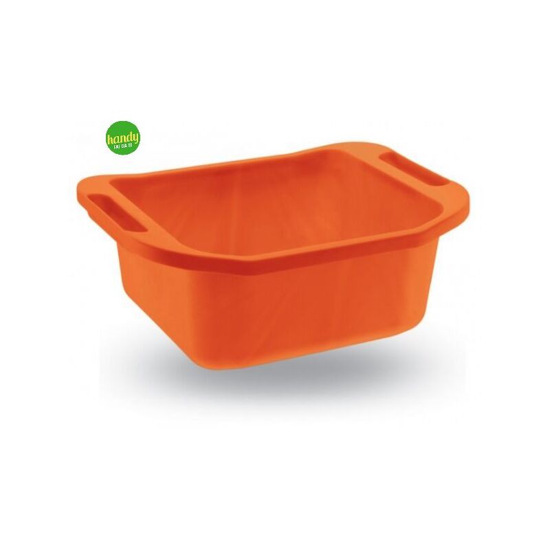 foto del prodotto veca bacinella quadrata 38cm arancio