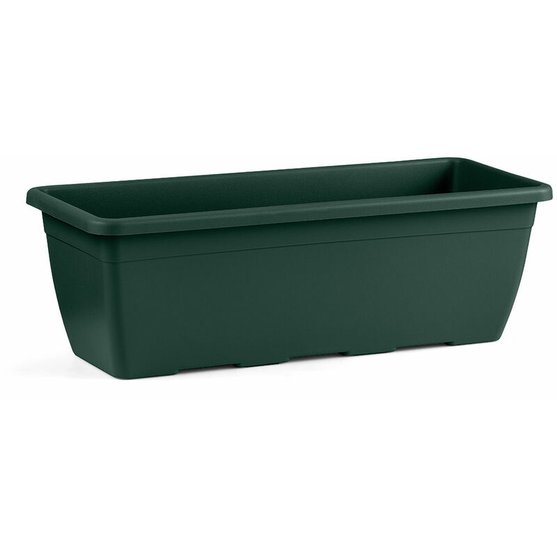 foto del prodotto veca cassetta naxos 50cm verde bosco fioriera giardino