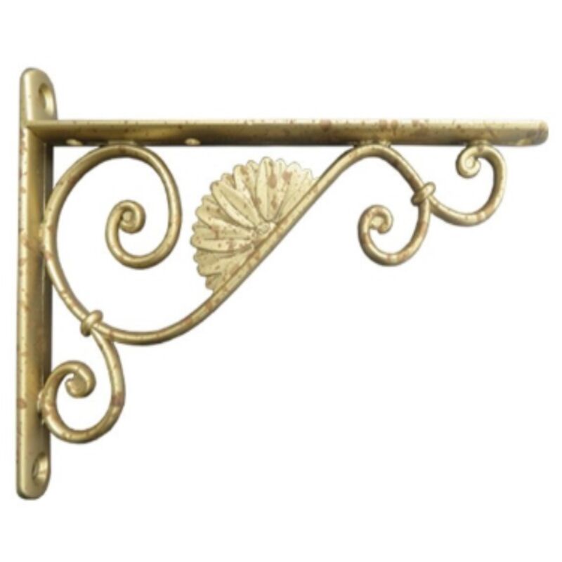 foto del prodotto veca reggimensola linea barocco perarredo casa in zama 12cm colore oro anticato