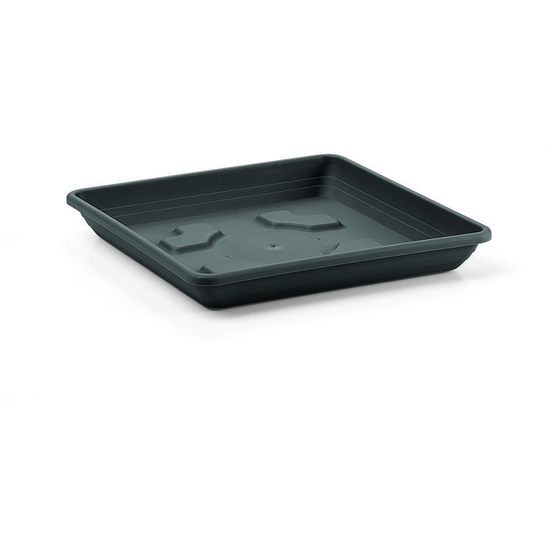 foto del prodotto veca sottovaso quadrato 30cm 60 riciclabile antracite