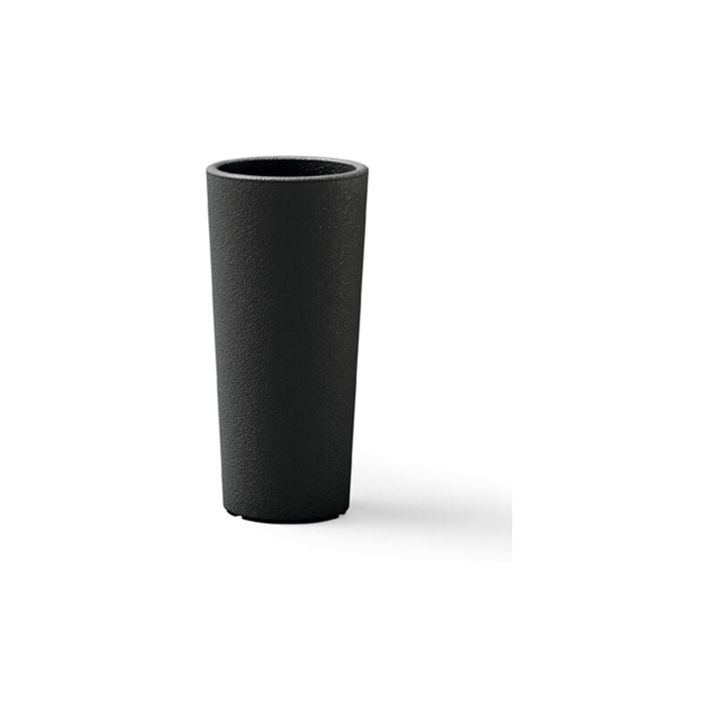foto del prodotto veca vaso cache pot rotondo clou h.100cm antracite