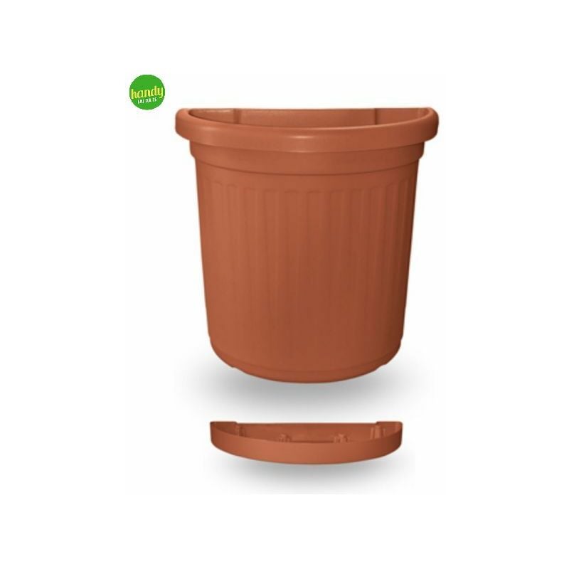 foto del prodotto veca vaso da giardino a parete terracotta h.50