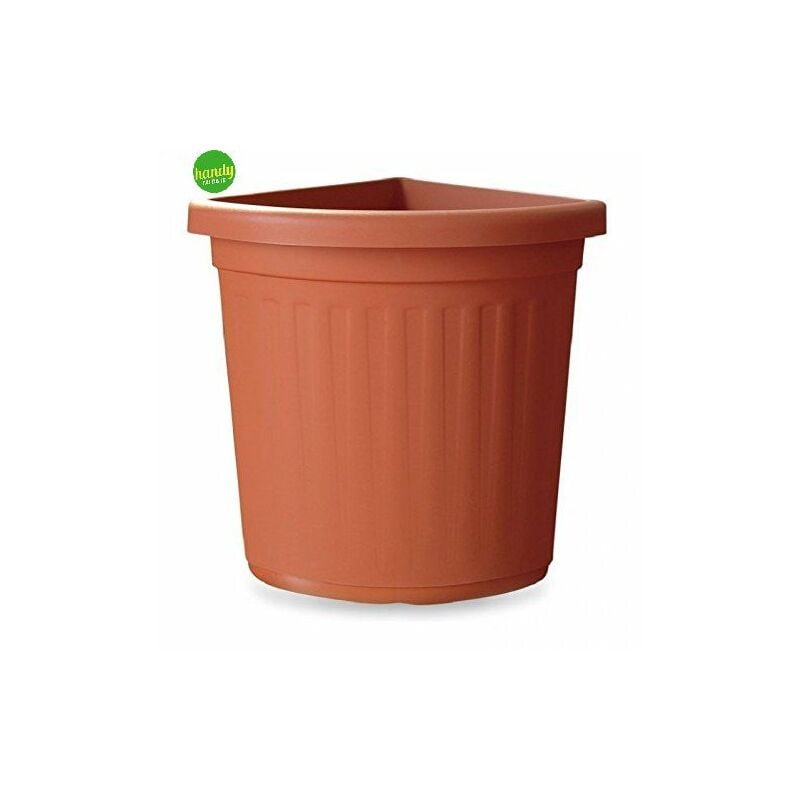 foto del prodotto veca vaso da giardino ad angolo terracotta h.50