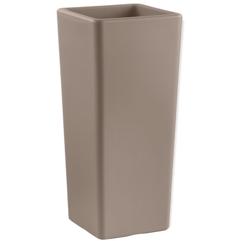 foto del prodotto veca vaso fioriera quadrato alto 85 cm clou colore bianco