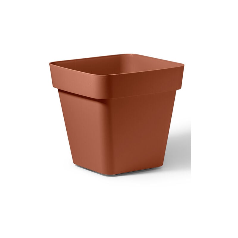 foto del prodotto veca vaso quadrato cleo 34 cm 60 riciclabile terracotta