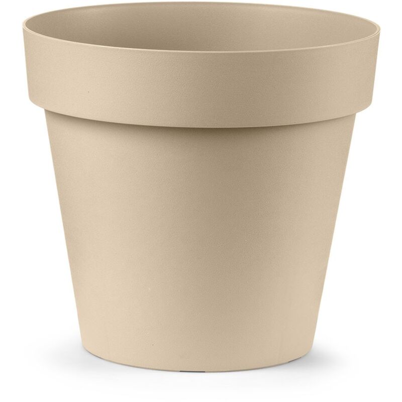 foto del prodotto veca vaso rotondo cleo 40 cm 60 riciclabile terra laguna