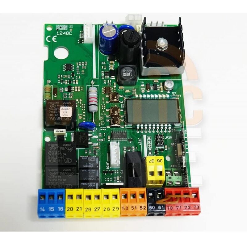 foto del prodotto vega centrale elettronica ricambio per motore phebe bt a porta basculante 2610730 bft