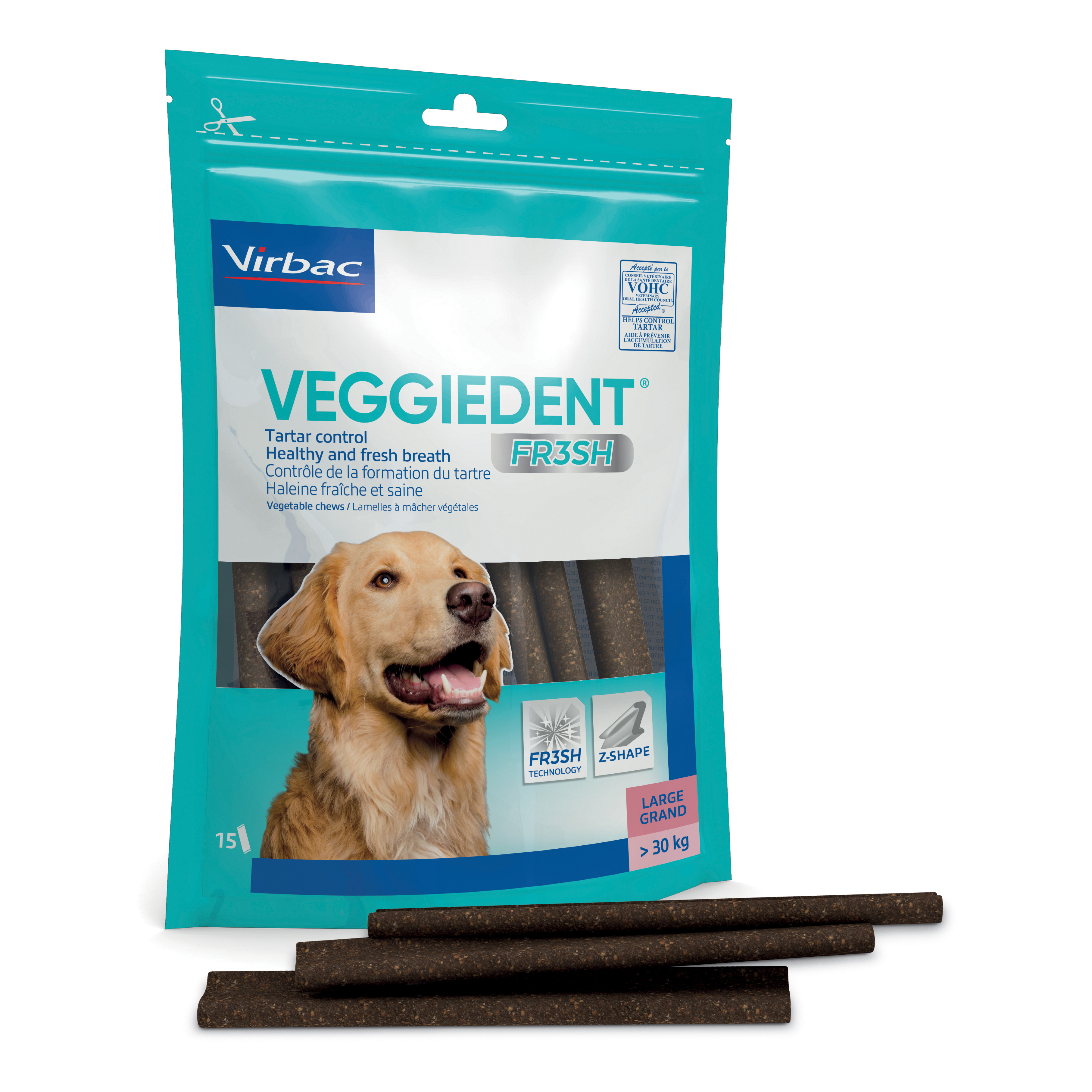 foto del prodotto veggiedent fresh tg. "l" 15 pezzi