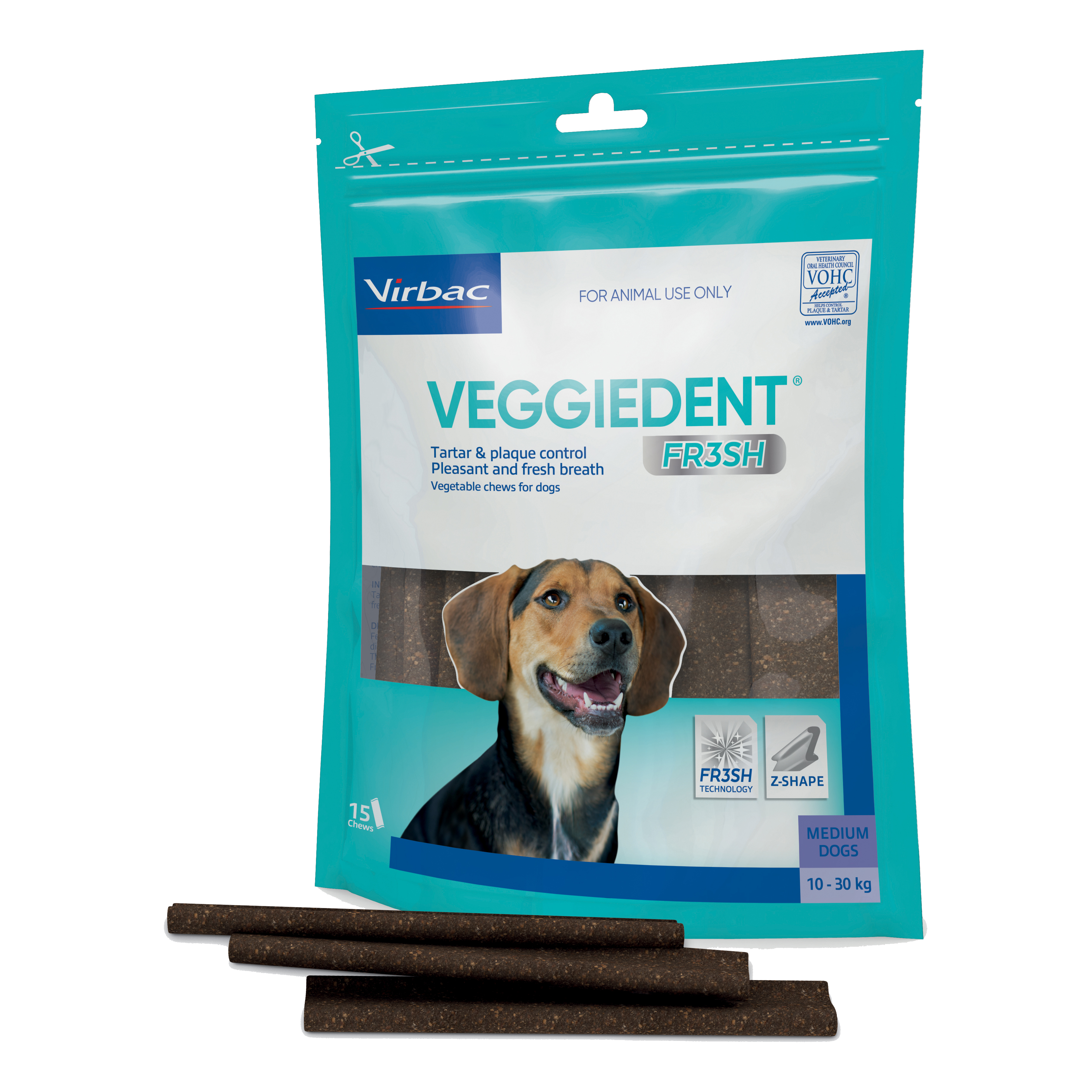 foto del prodotto veggiedent fresh tg. "m" 15 pezzi