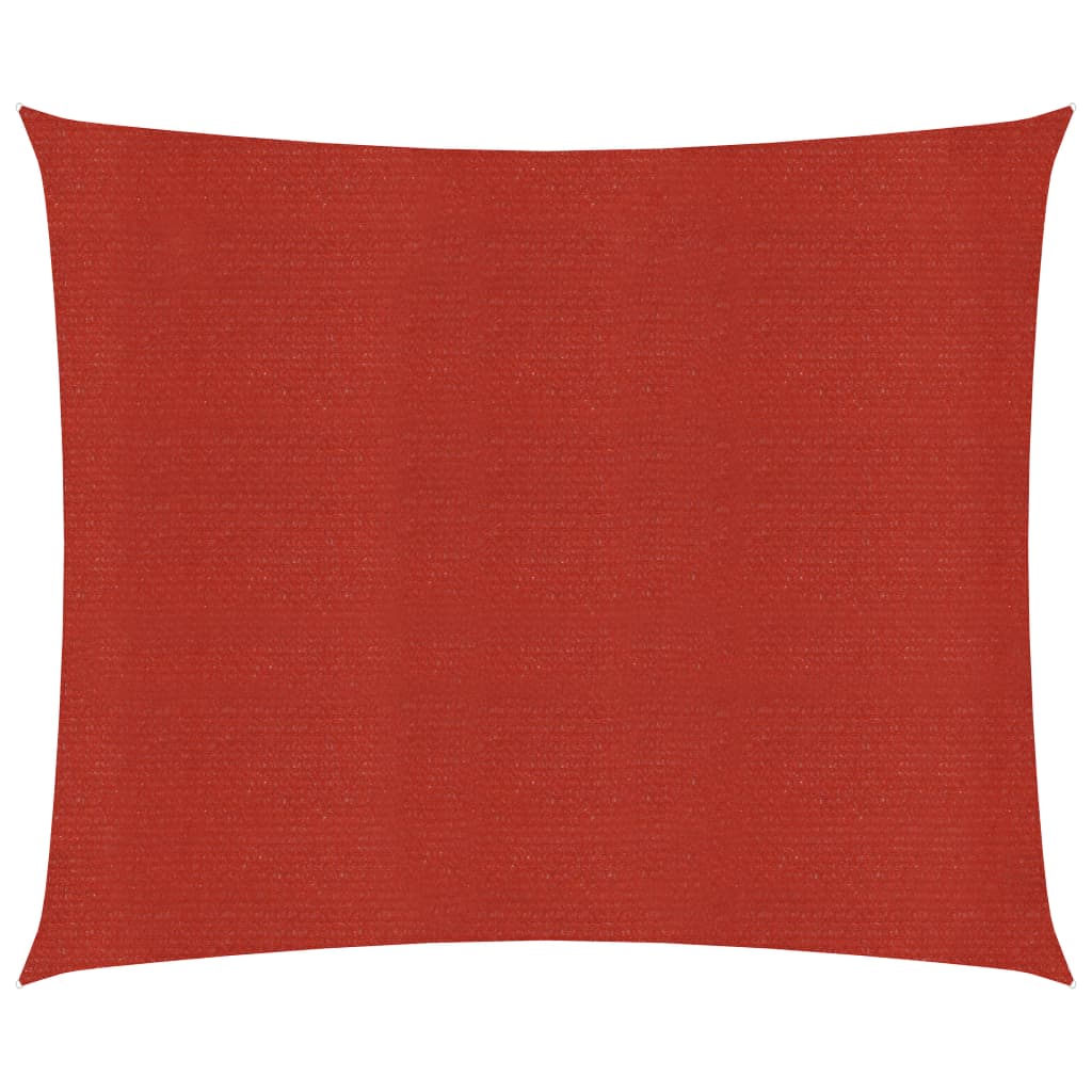 foto del prodotto vela in tessuto per ombrellone 160 g m hdpe 4,5 x 4,5 m rosso 02 0009274